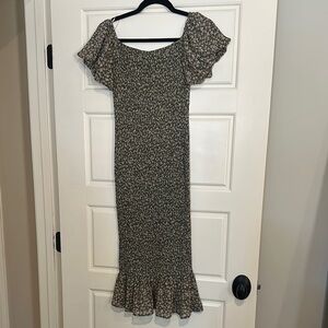 Petal and Pup Floral Off-Shoulder Dress